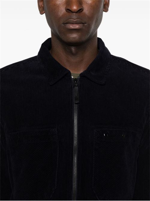 Ribbed shirt jacket STONE ISLAND | 811511604V0020